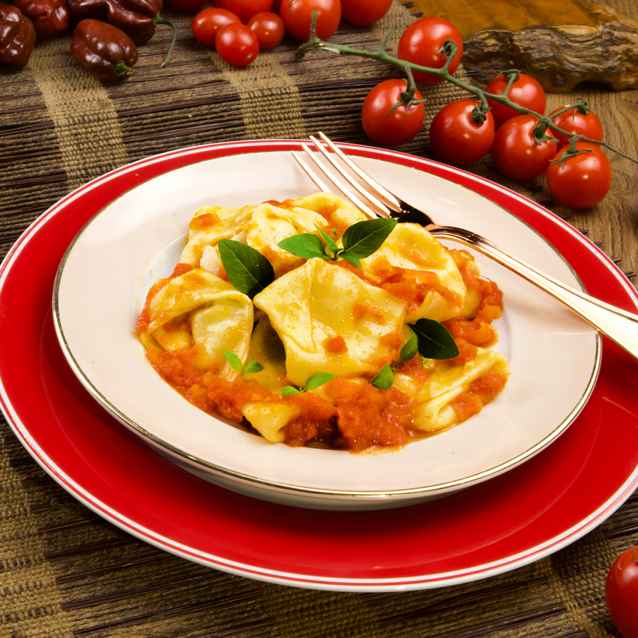 Tortelli de Mussarela de Búfala