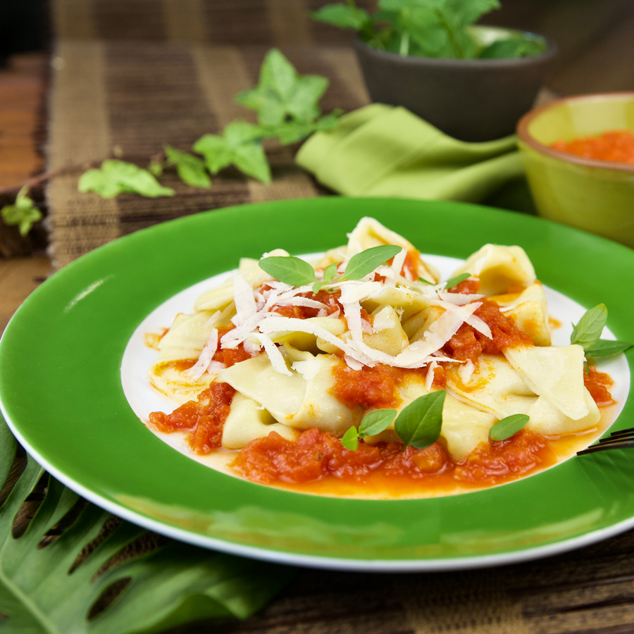 Tortelli de Queijo de Cabra